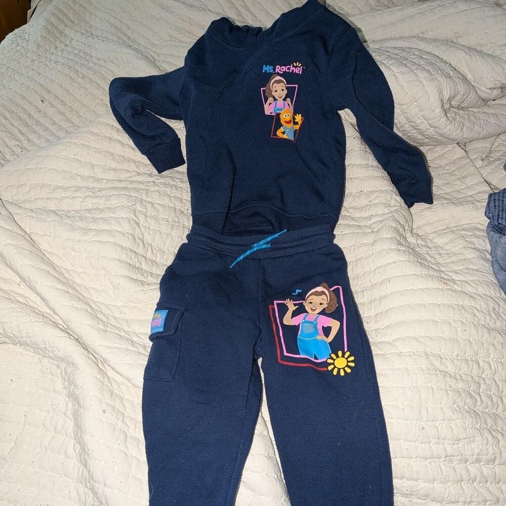 Miss Rachel Navy Sweatsuit Size 3T